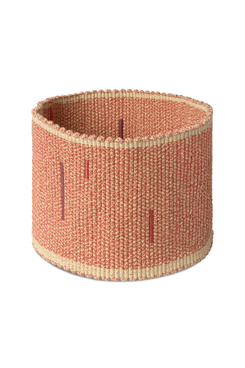 lorena-canals-handloom-vertical-terracotta-panier-en-corde-de-coton image 1