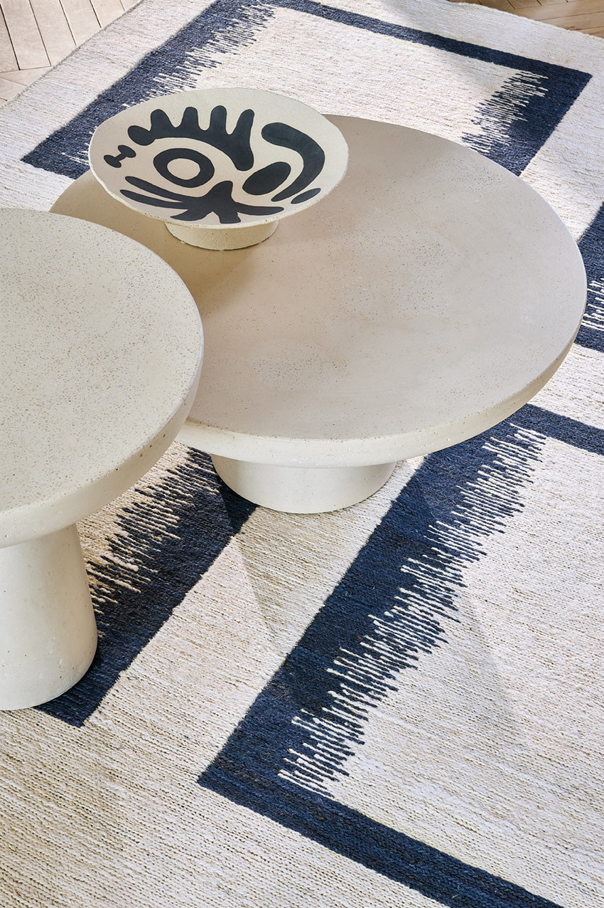 toulemonde-bochart-ciutadella-tapis-bleu-jute-dor-nou-main-g-om-trique image 4