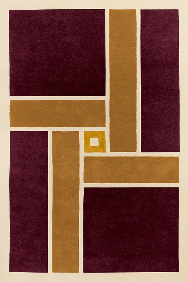toulemonde-bochart-vintage-bordeaux-tapis-tuft-main image 1