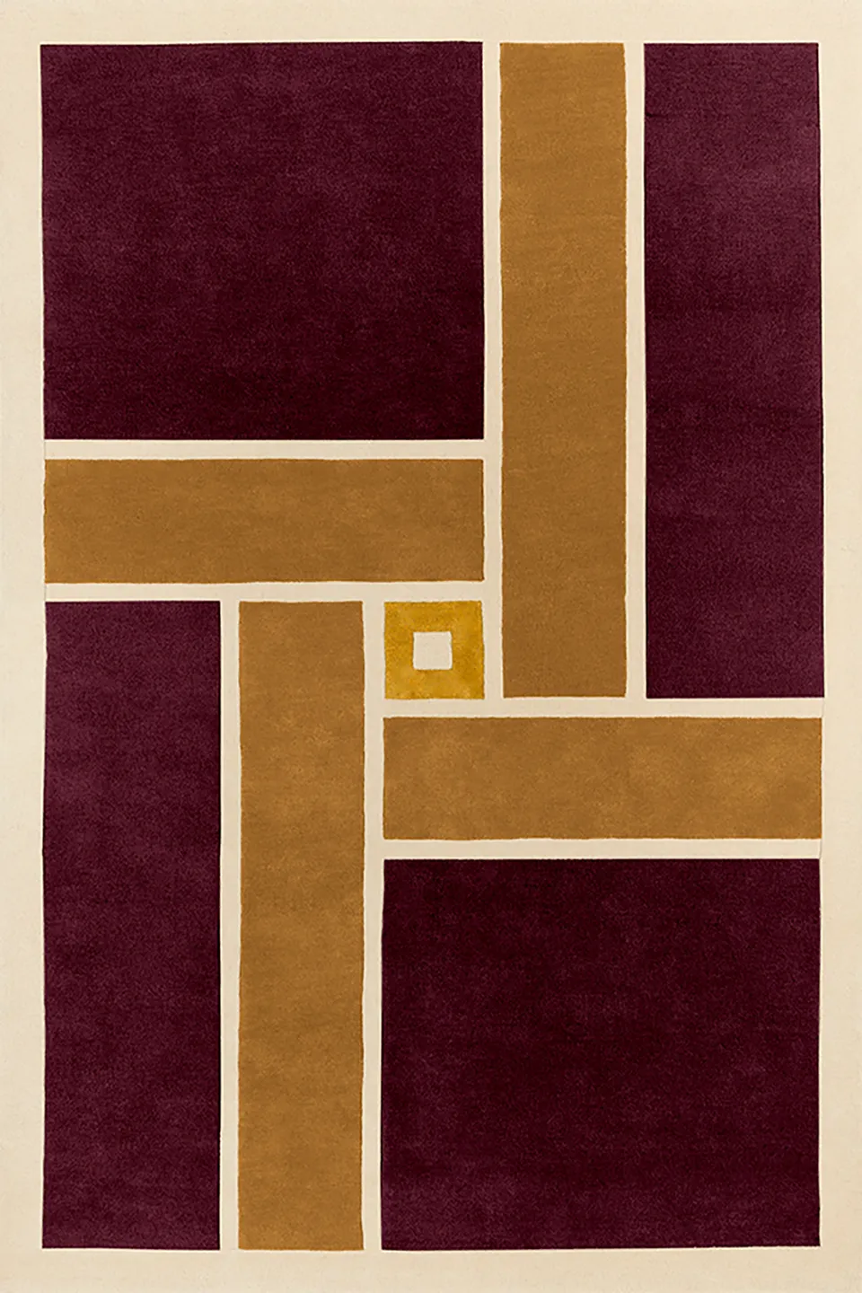 toulemonde-bochart-vintage-bordeaux-tapis-tuft-main image 1