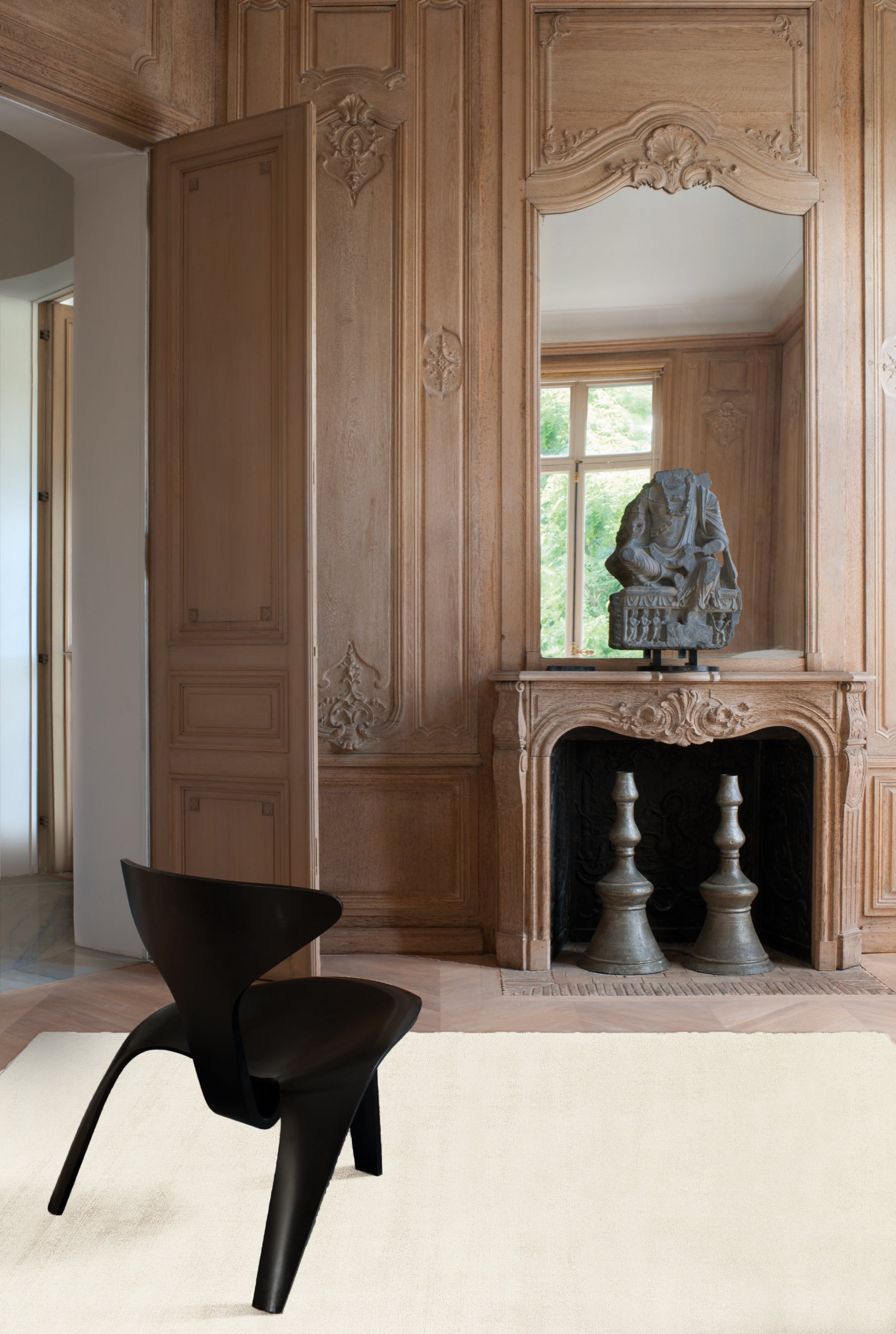 toulemonde-bochart-tribeca-tapis-blanc-en-laine-tiss-main image 2