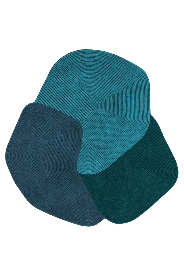 toulemonde-bochart-tumulus-tapis-bleu-en-laine-tuft-main image 1