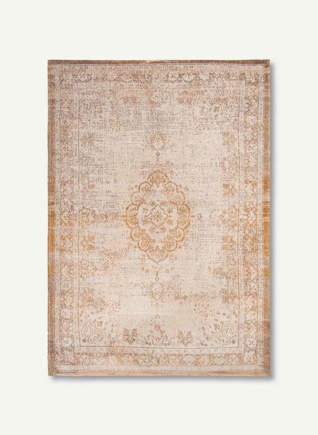 louis-de-poortere-fading-world-medallion-tapis-140-x-200-cm-saumon-100-coton image 1
