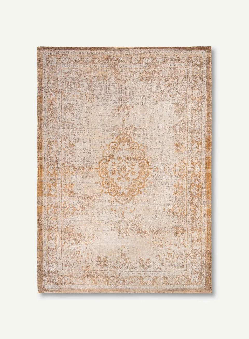 louis-de-poortere-fading-world-medallion-tapis-140-x-200-cm-saumon-100-coton image 1