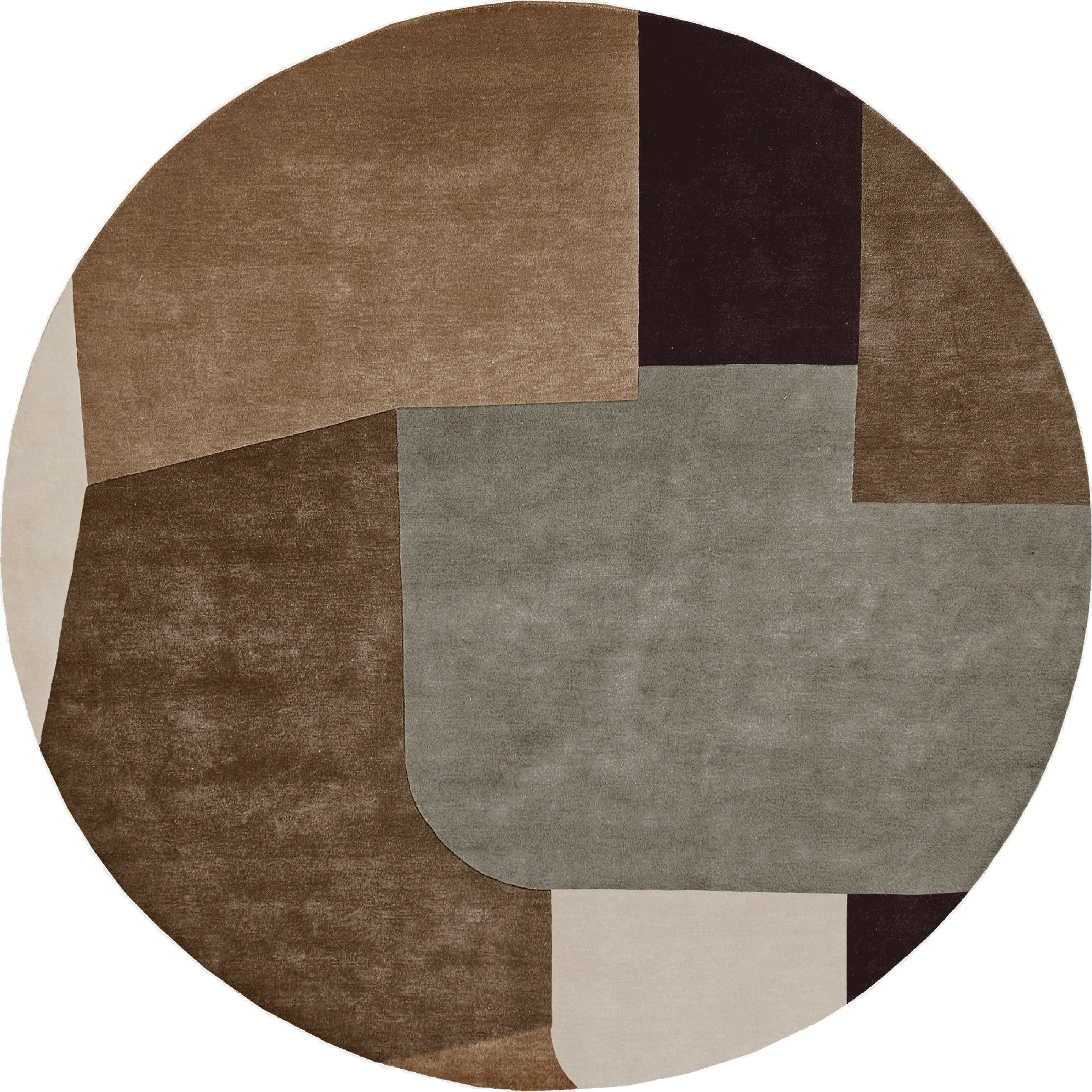 serge-lesage-tapis-blueprint-brun-havane image 2