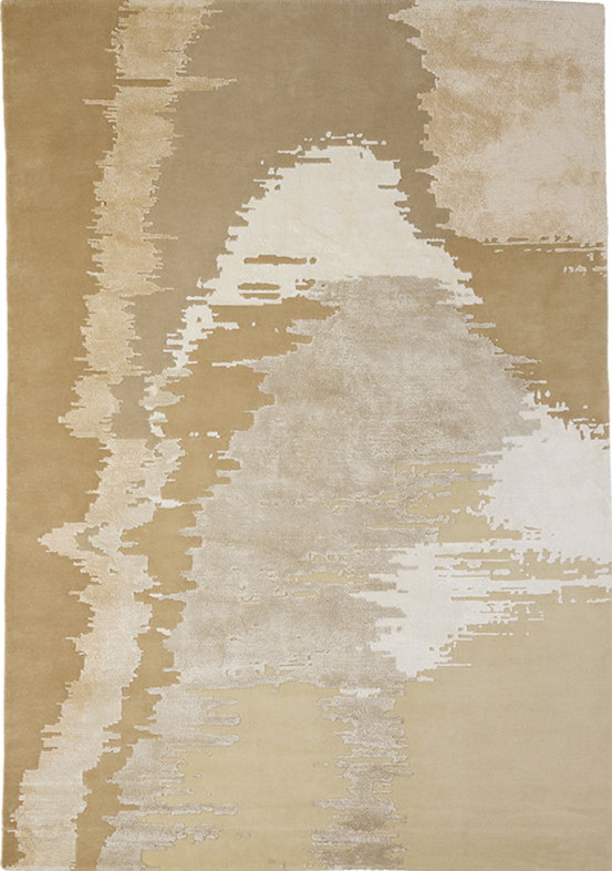 serge-lesage-hoek-tapis-beige-abstrait-relief image 2