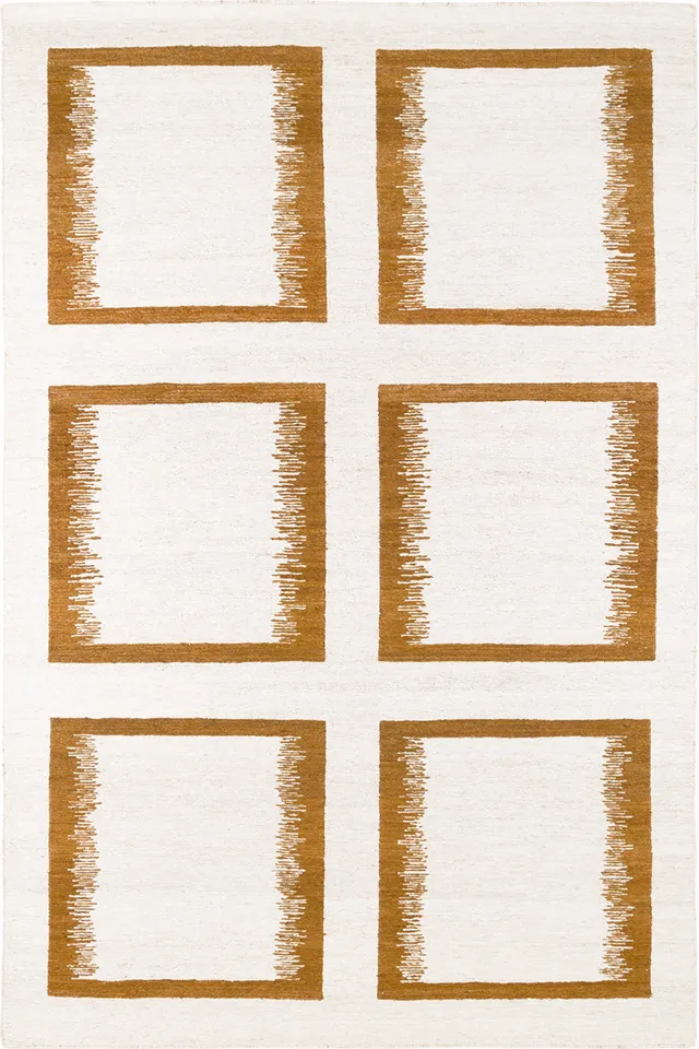 toulemonde-bochart-ciutadella-tapis-gold-motif-g-om-trique image 1