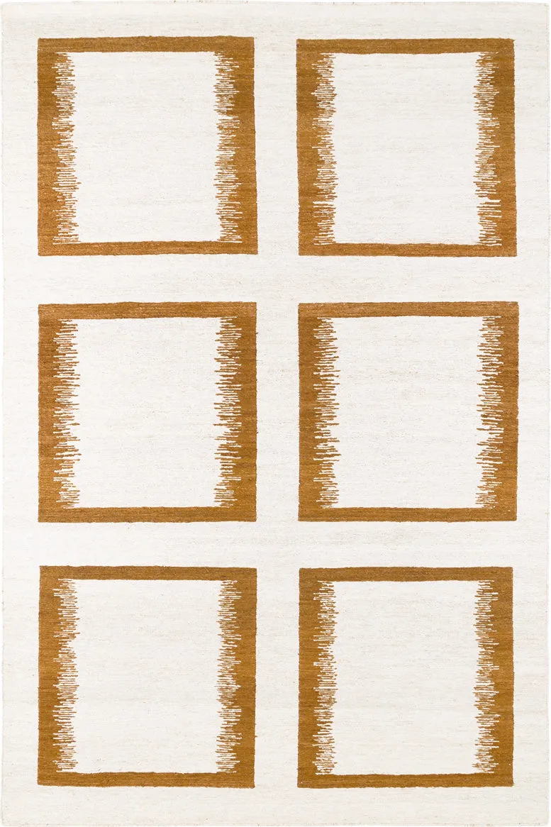toulemonde-bochart-ciutadella-tapis-gold-motif-g-om-trique image 1