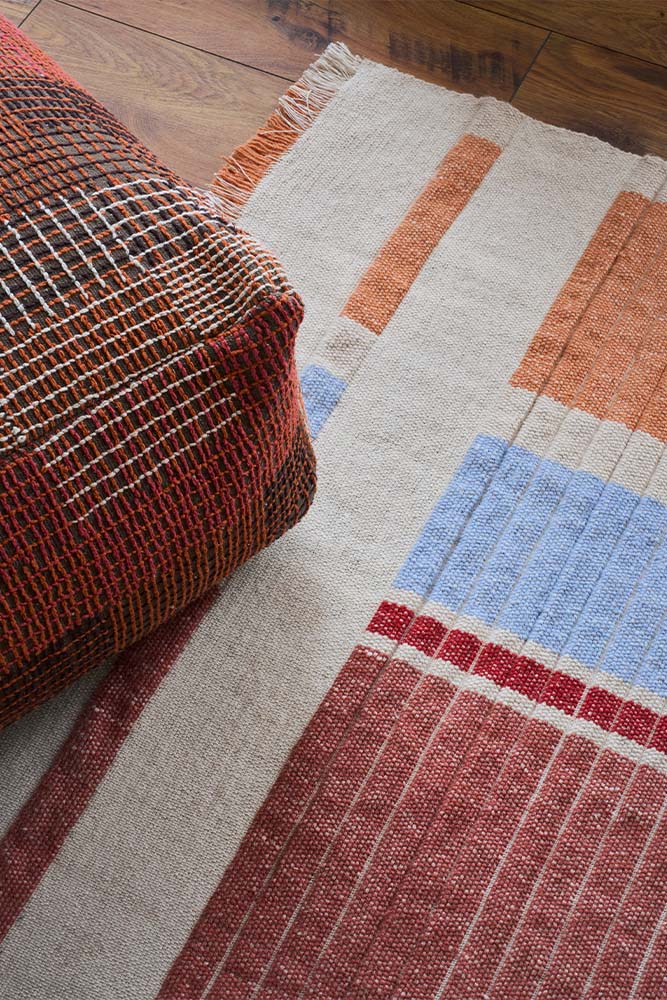 lorena-canals-columns-multi-color-tapis-handloom-laine-et-coton image 1
