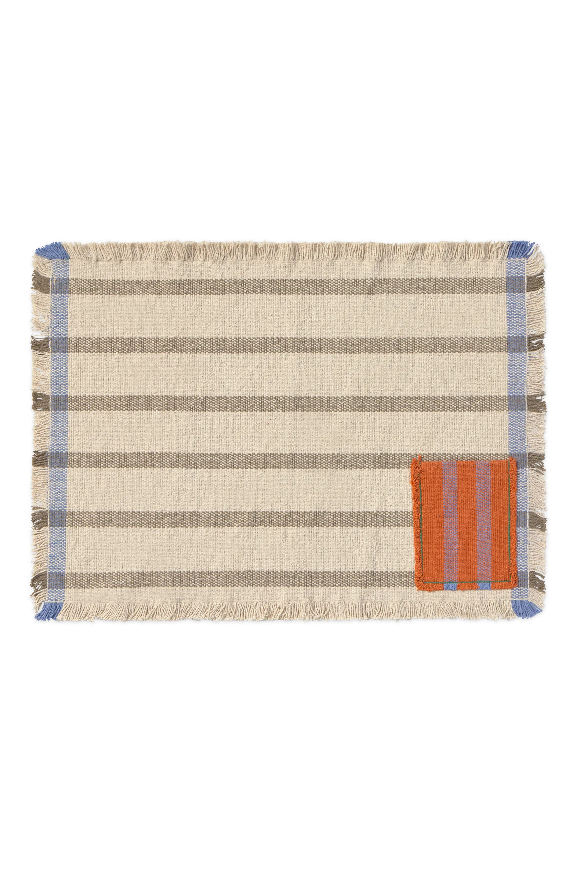 lorena-canals-handloom-soil-brown-lot-de-2-sets-de-table-avec-poche image 1