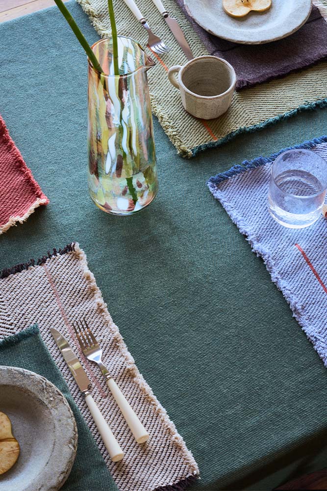 lorena-canals-nappe-vertical-duck-green-nappe-coton-dessus-de-lit image 3