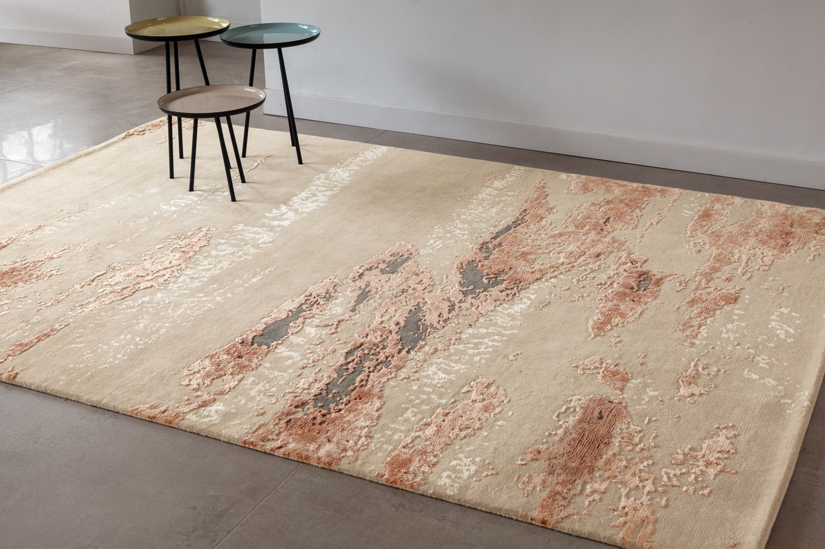 serge-lesage-tapis-cloud-corail-poudre image 1