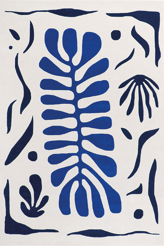 toulemonde-bochart-corail-tapis-bleu-blanc-laine-nz-tuft-main-g-raldine-prieur image 1