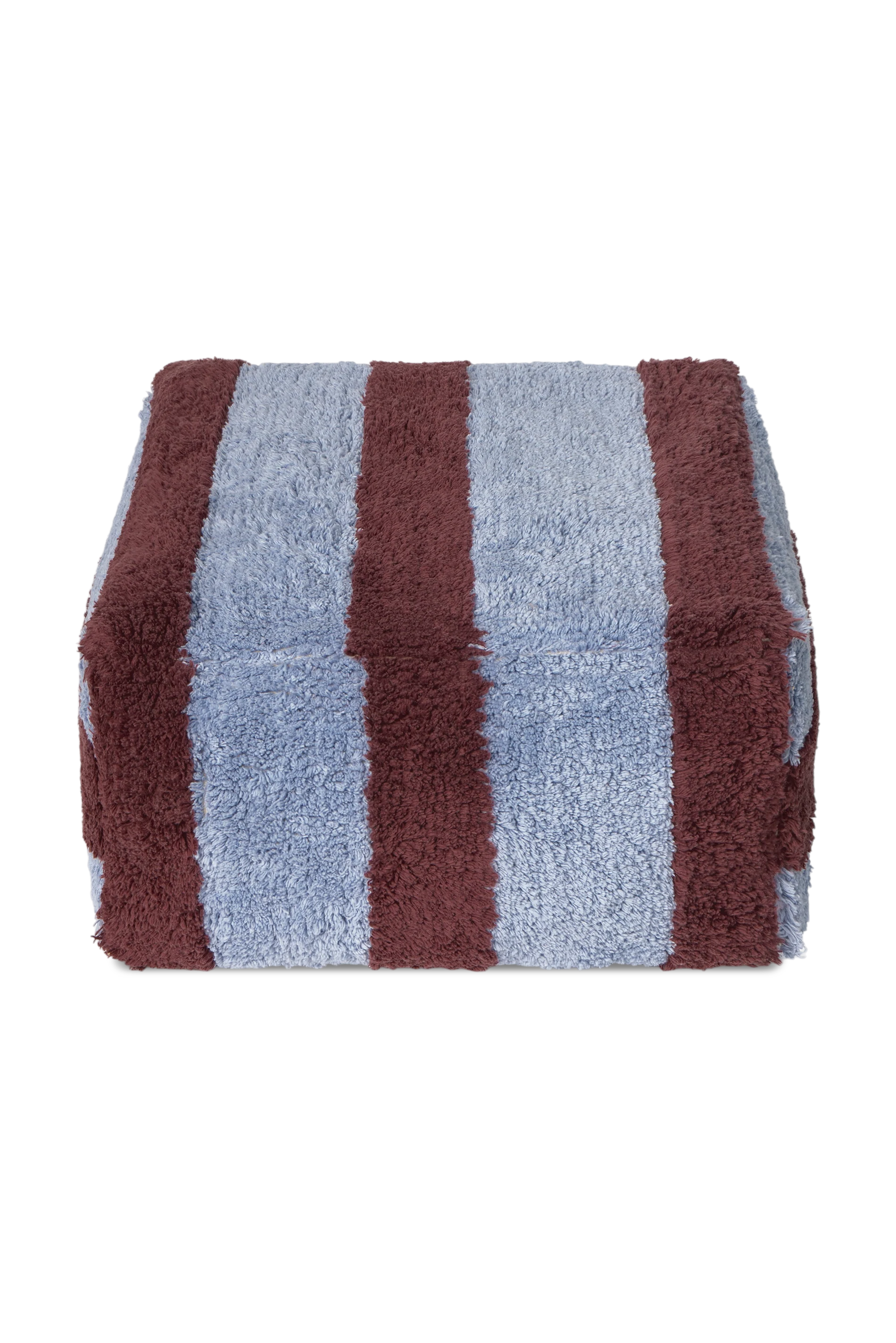 lorena-canals-pouf-lines-marsala-pouf-ray-fait-main image 5