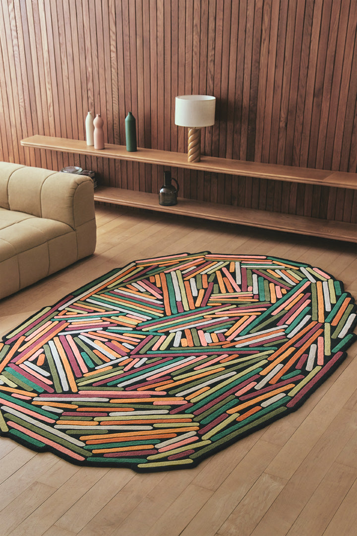 toulemonde-bochart-brindilles-printemps-tapis-multicolore-tuft-main-laine image 4