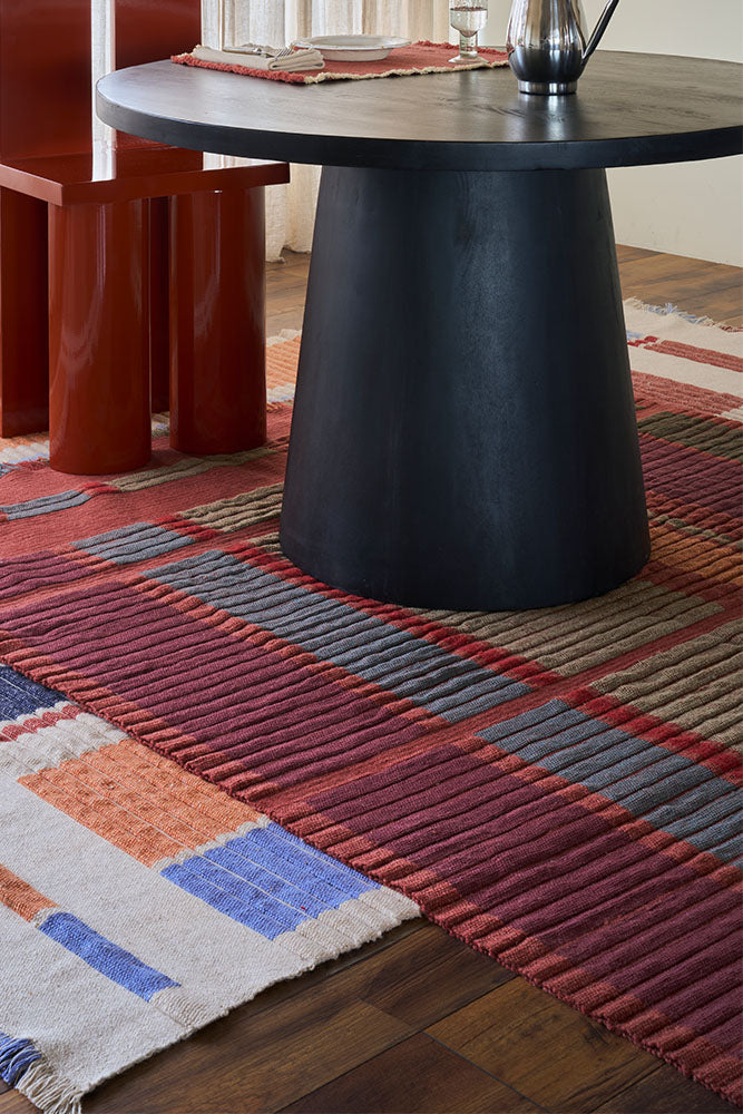 lorena-canals-tapis-handloom-columns-sienna-laine-et-coton image 5