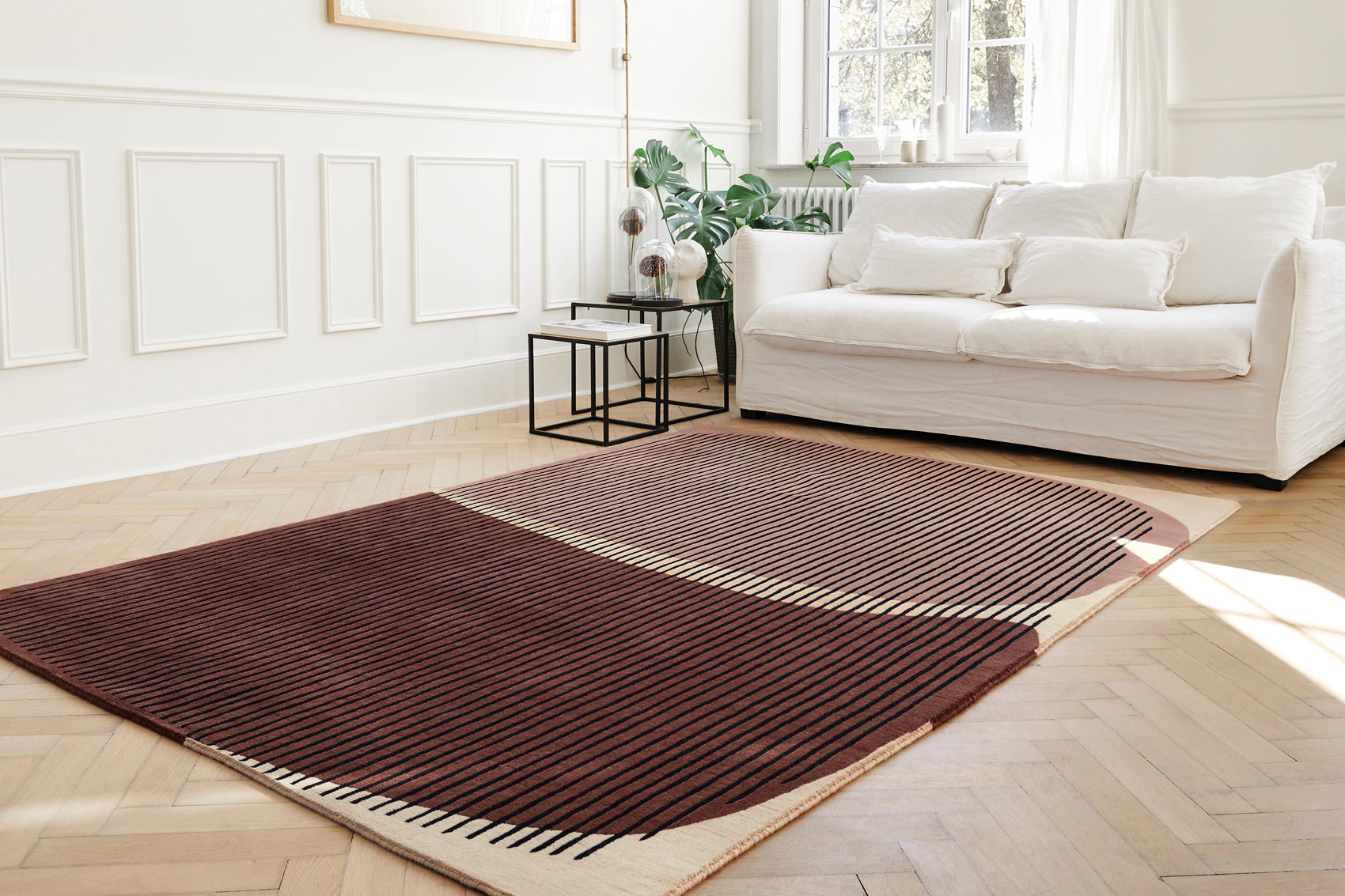 serge-lesage-tapis-snoop-bois-de-rose-tapis-iconics-color-block image 1