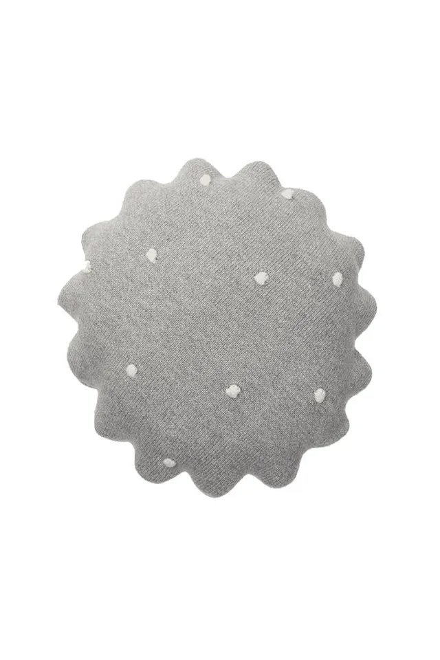 lorena-canals-biscuit-gris-coussin-tricot-rond image 1