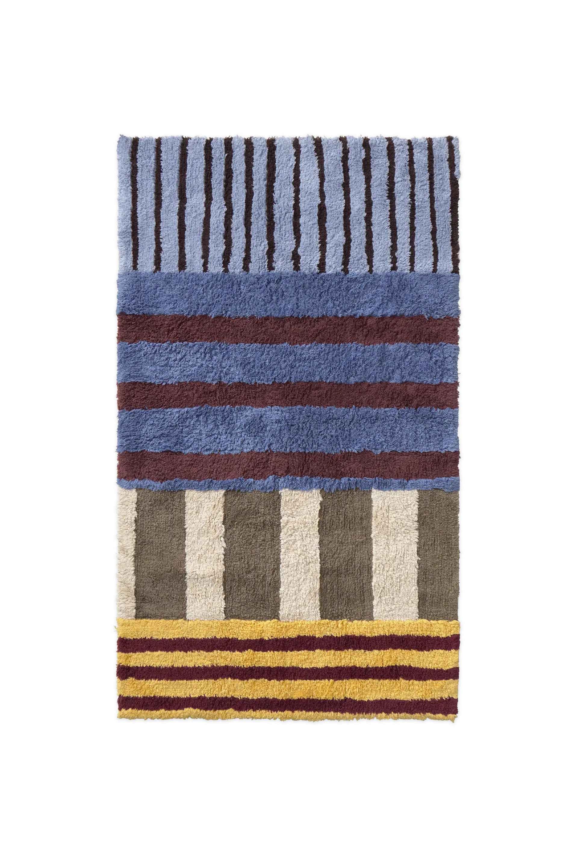 lorena-canals-color-on-indigo-blue-tapis-lavable-en-coton image 1