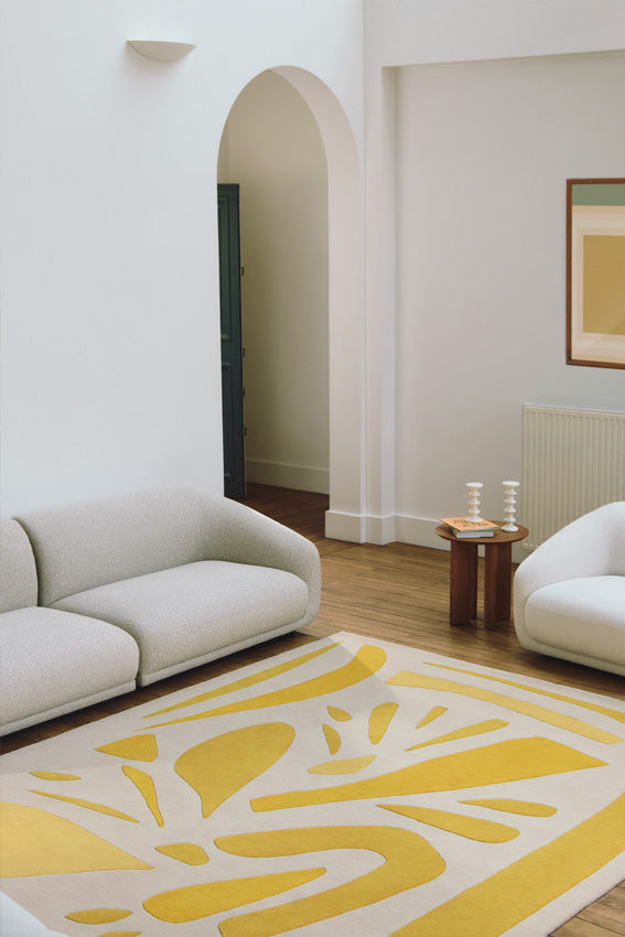 toulemonde-bochart-alpha-jaune-tapis-jaune-tuft-main image 3