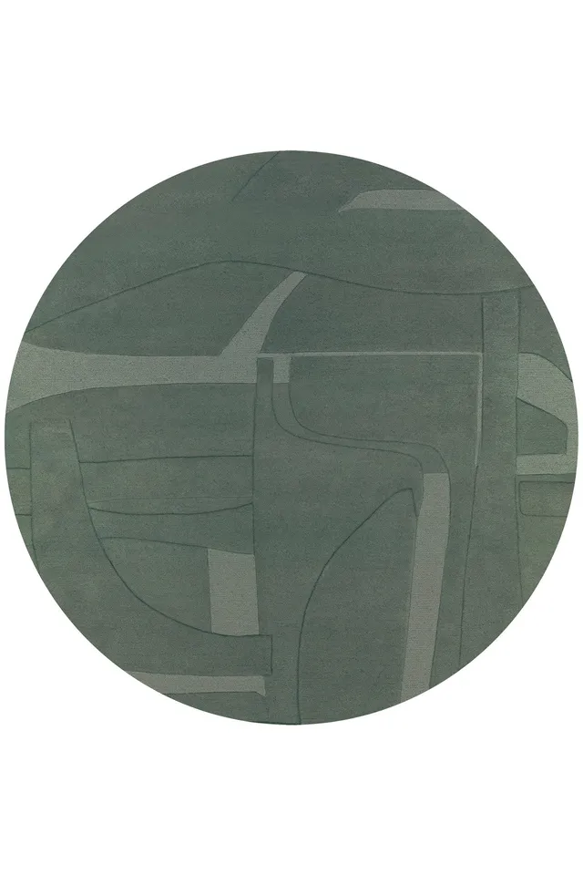 toulemonde-bochart-collage-rond-sauge-tapis-contemporain image 1