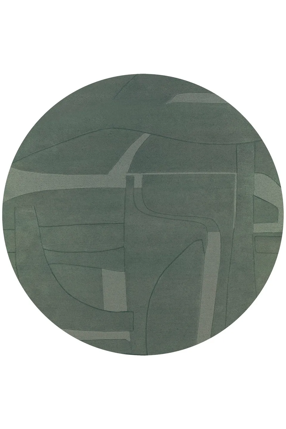 toulemonde-bochart-collage-rond-sauge-tapis-contemporain image 1