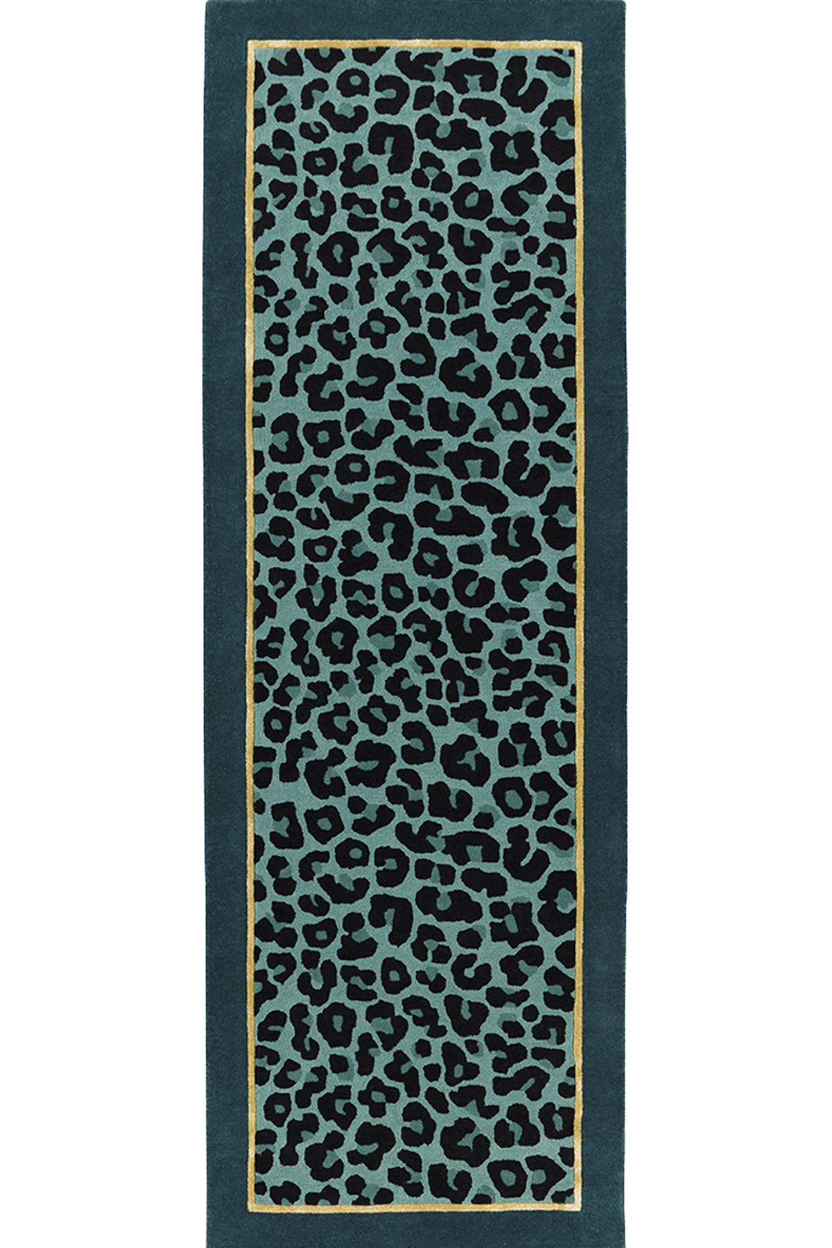 toulemonde-bochart-fauve-aqua-runner-l-opard-bleu-laine-et-soie image 1