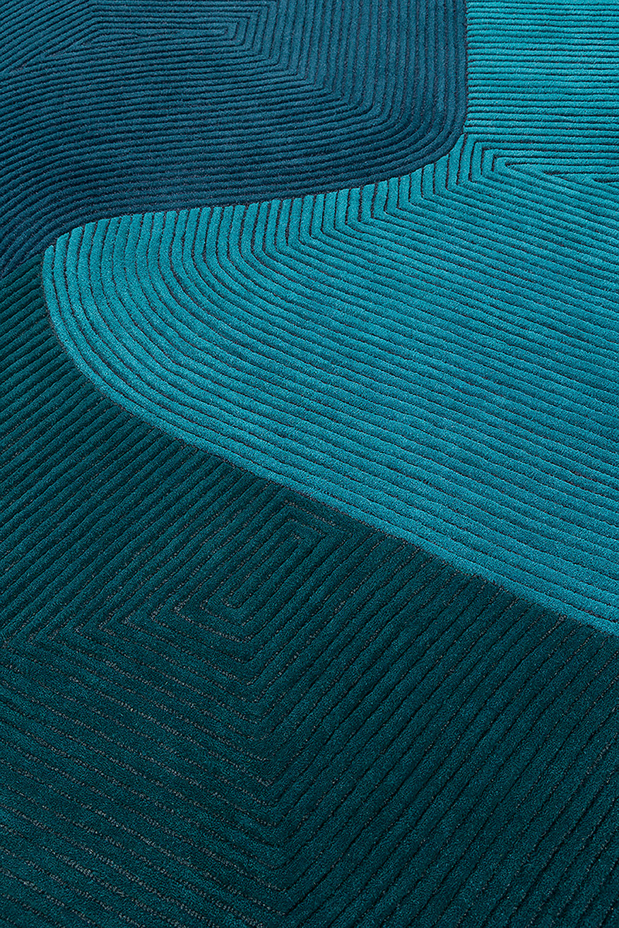 toulemonde-bochart-tumulus-tapis-bleu-en-laine-tuft-main image 3