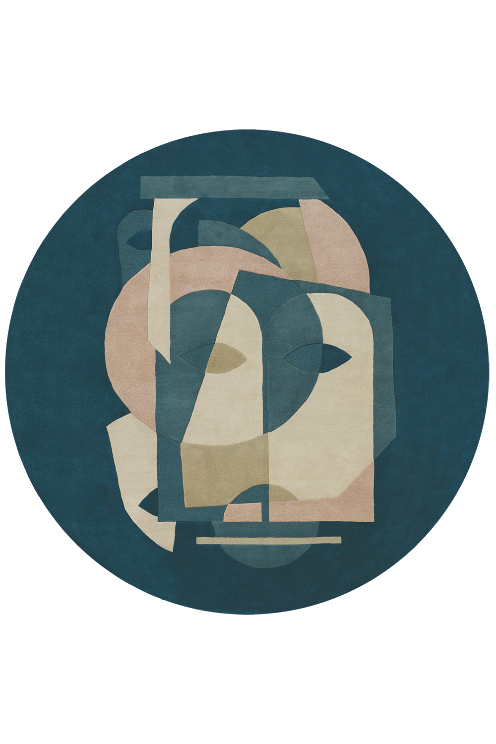 toulemonde-bochart-aduma-nuit-par-florence-bourel-tapis-laine-bleu image 1