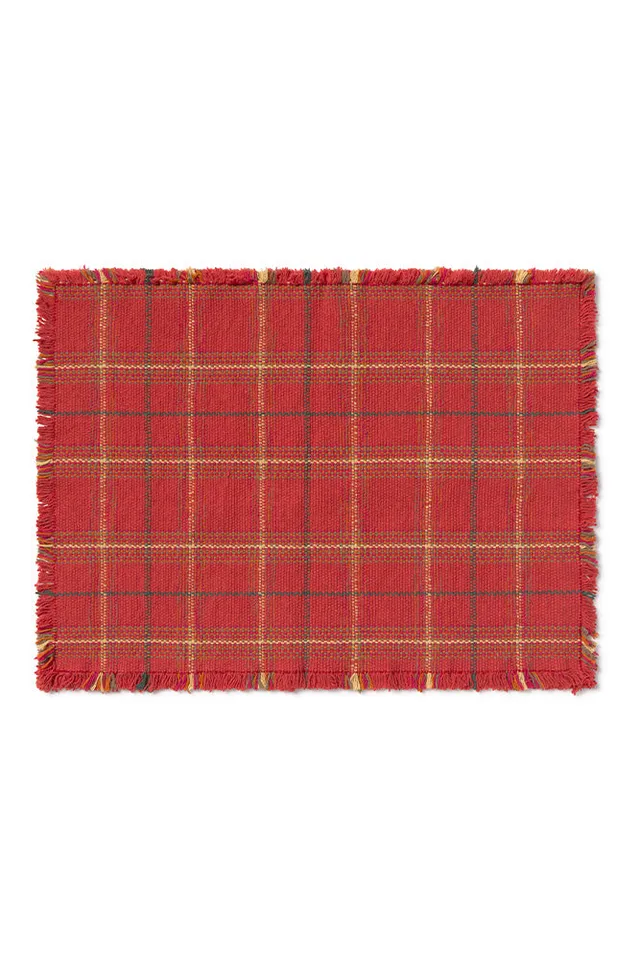 lorena-canals-sets-de-table-de-no-l-tartan-lot-de-2-handloom image 1