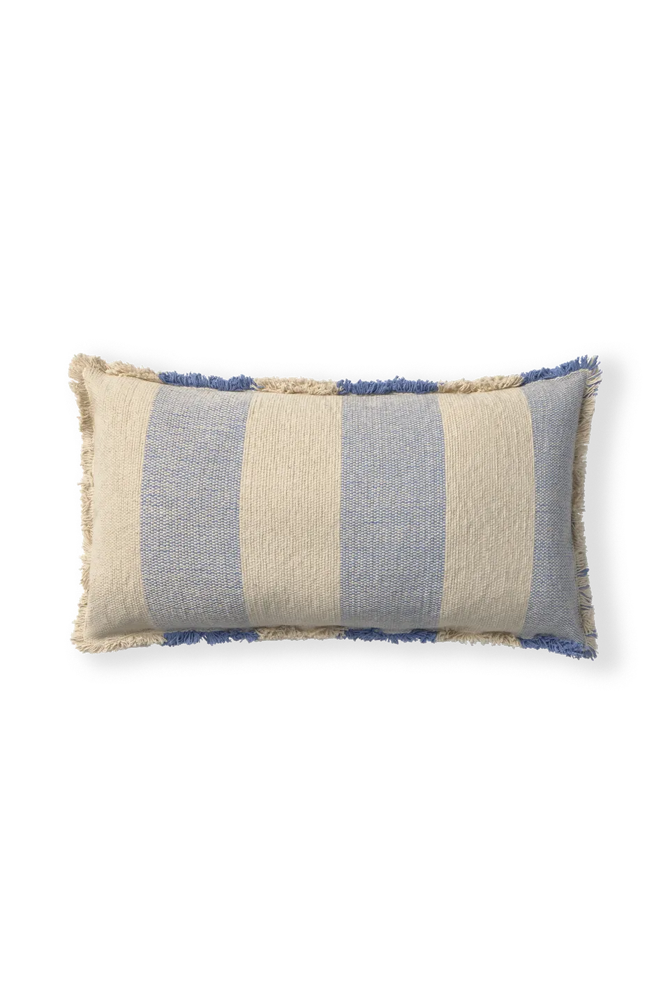 lorena-canals-coussin-rectangulaire-lines-blue image 1