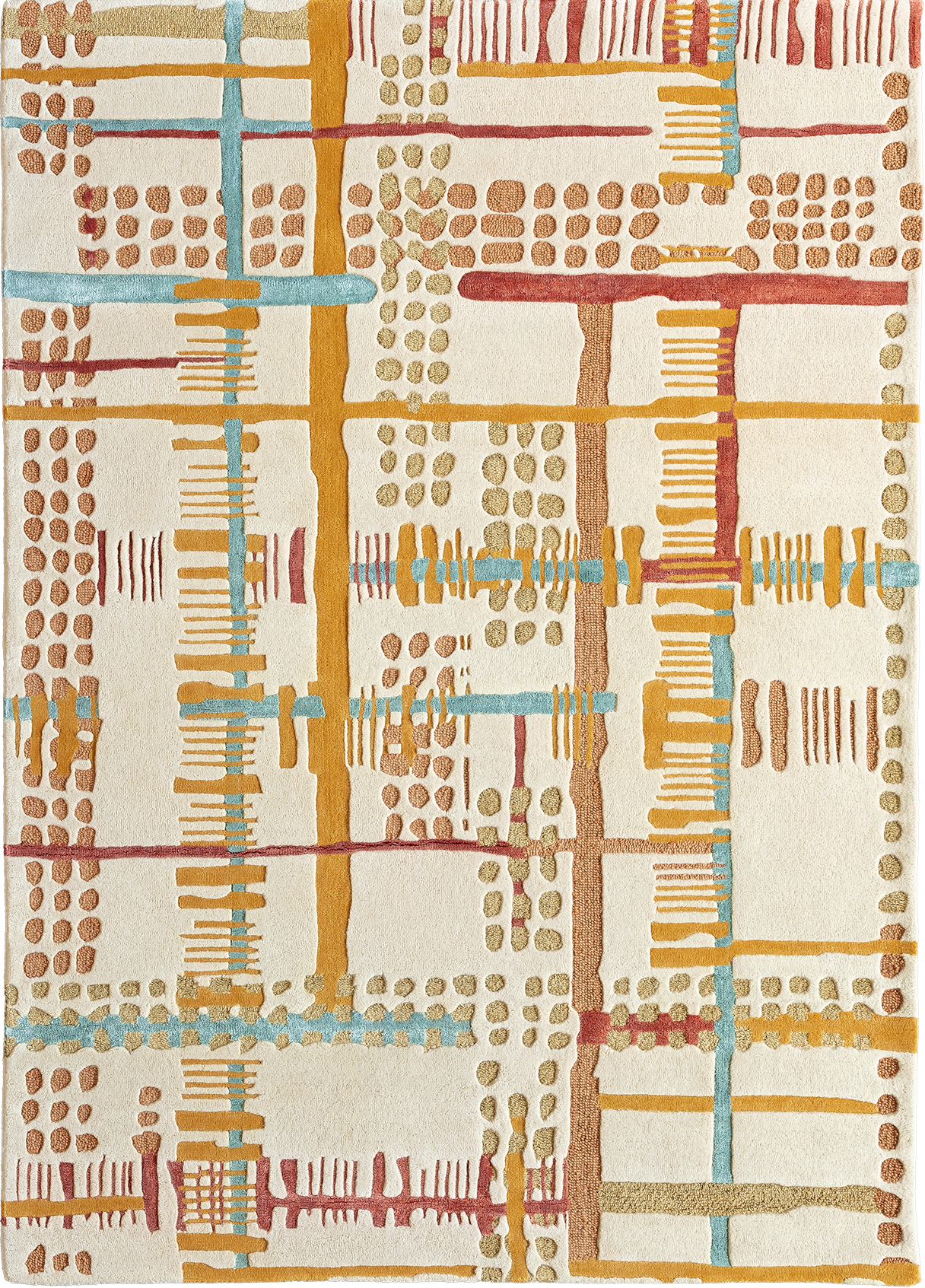 serge-lesage-tapis-hiri-joie-tapis-contemporain-ville-laine-lin-tencel image 2