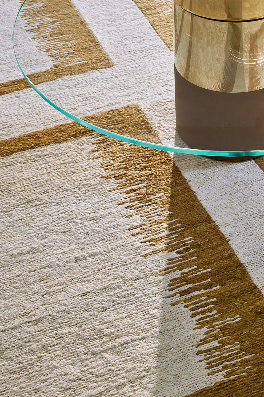 toulemonde-bochart-ciutadella-tapis-gold-motif-g-om-trique image 5