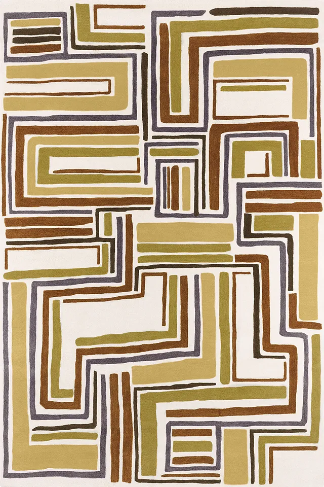 toulemonde-bochart-kea-multi-tapis-en-laine-tuft-main-multicolore image 1