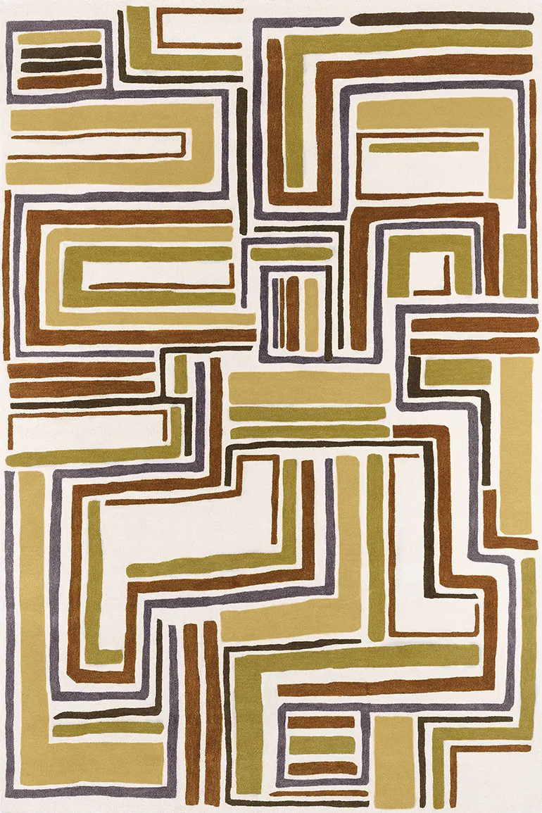 toulemonde-bochart-kea-multi-tapis-en-laine-tuft-main-multicolore image 1