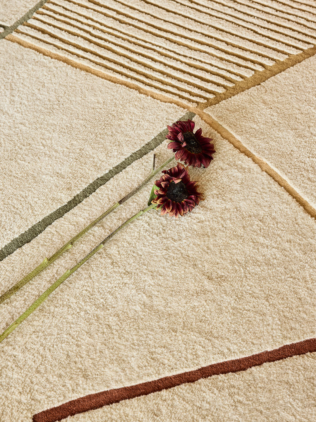 serge-lesage-tapis-maps-vert-tapis-laine-nouvelle-z-lande-vert-ambre image 3