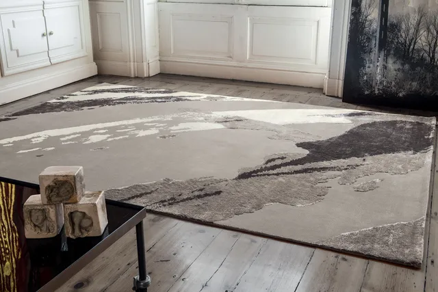 tapis-serge-lesage-jester-gris-tapis-contemporain-textur-en-relief image 1