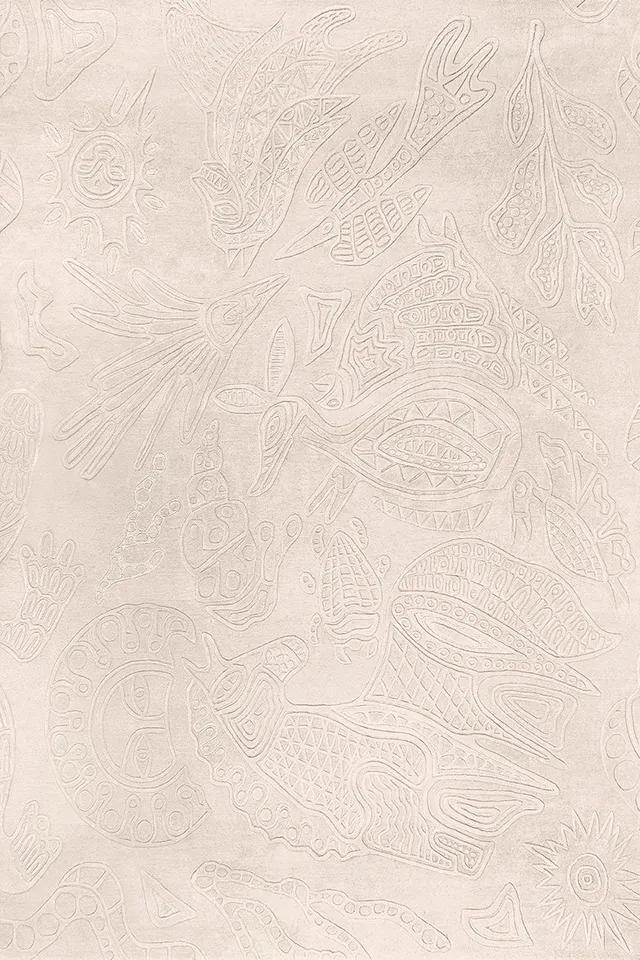 toulemonde-bochart-sabbia-blanc-tapis-blanc-laine-tuft-main-haut-relief image 1