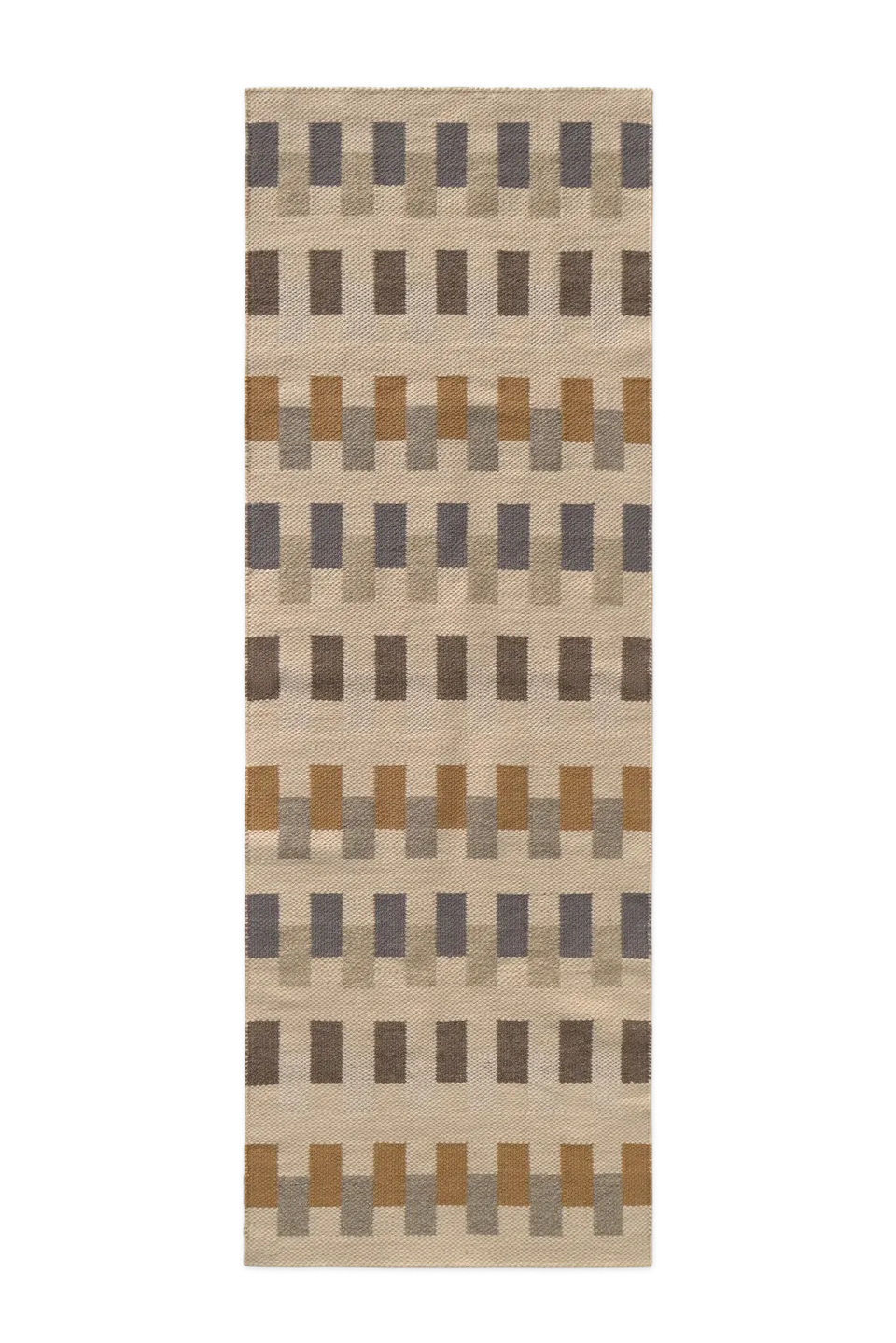 lorena-canals-tapis-de-couloir-handloom-intersecting-natural image 1