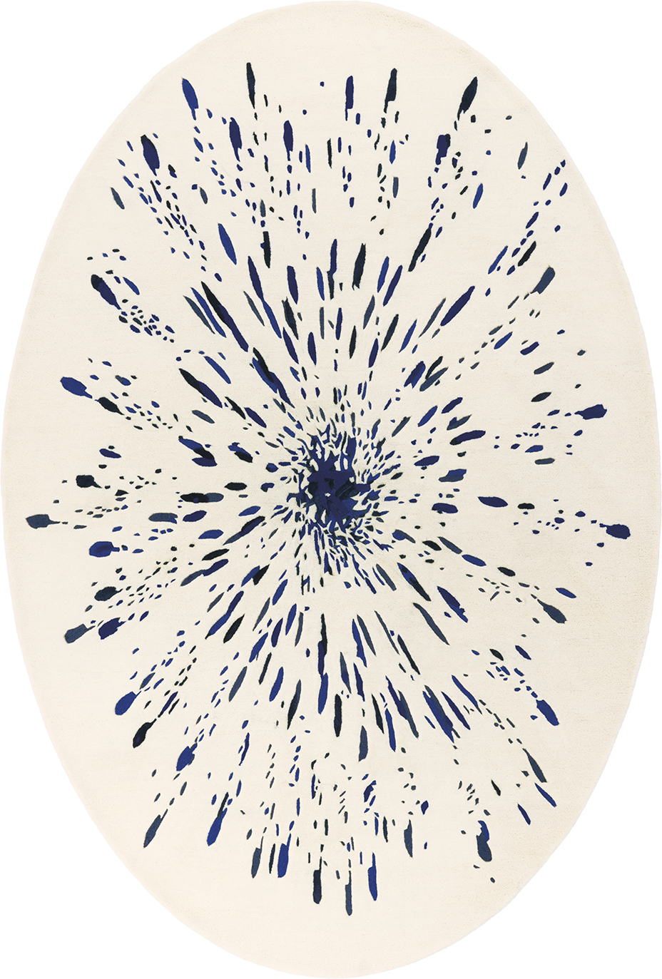 toulemonde-bochart-paint-ovale-tapis-ovale-laine-et-viscose-200x300 image 1