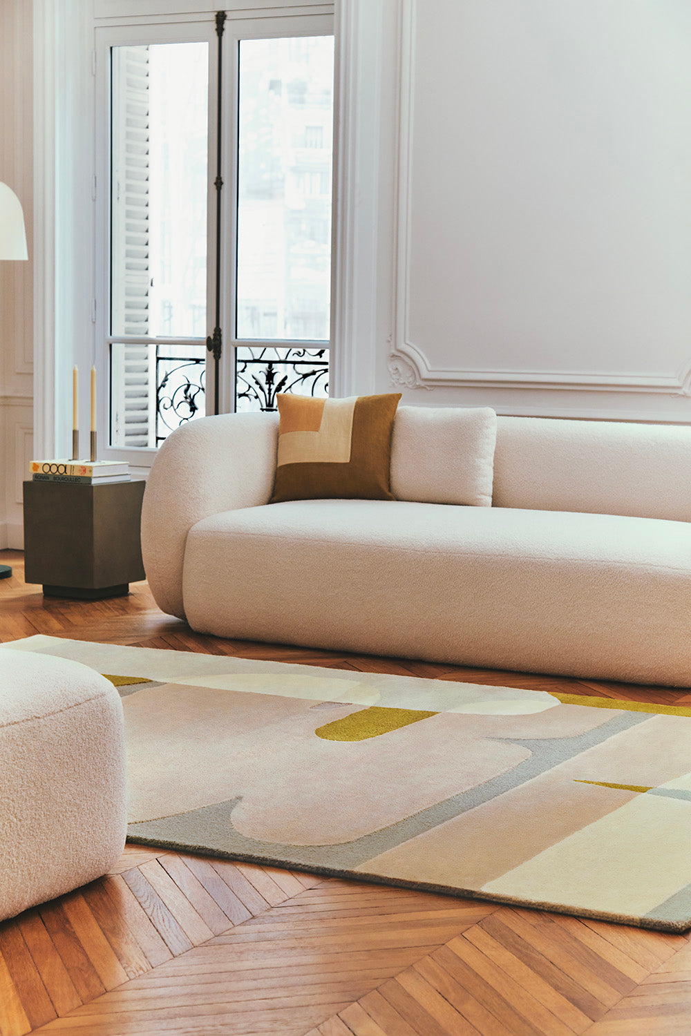 toulemonde-bochart-sirocco-tapis-ocre-en-laine-de-nouvelle-z-lande-tuft-main image 2