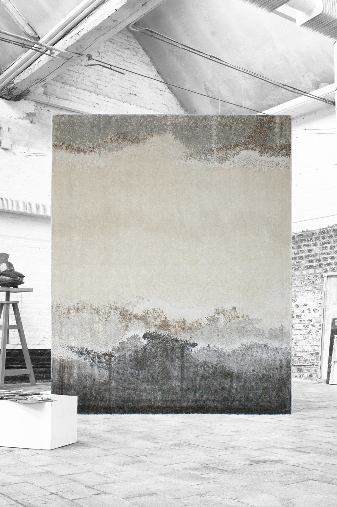 serge-lesage-land-tapis-uni-gris-aquarell image 2