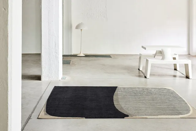 serge-lesage-tapis-snoop-grise-tapis-graphique-color-block image 1
