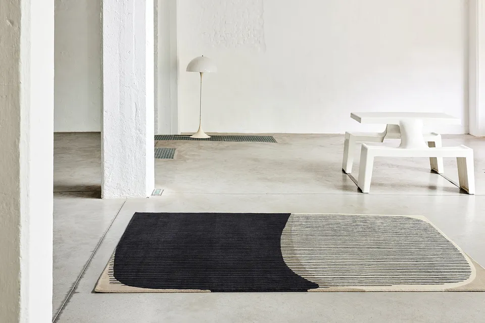serge-lesage-tapis-snoop-grise-tapis-graphique-color-block image 1