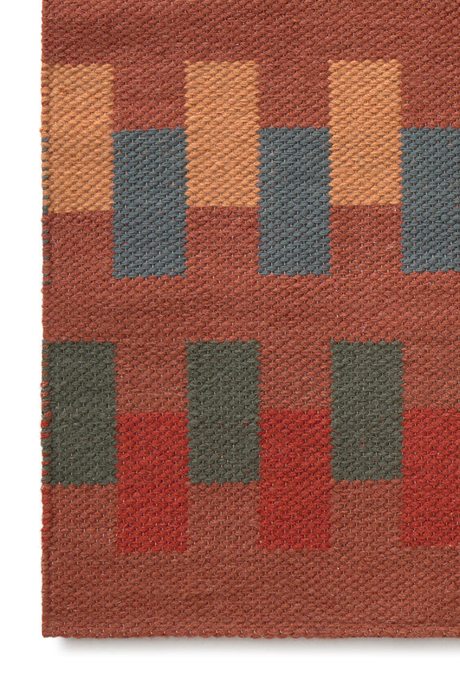 lorena-canals-tapis-de-couloir-handloom-intersecting-sienna-runner-laine-et-coto image 3