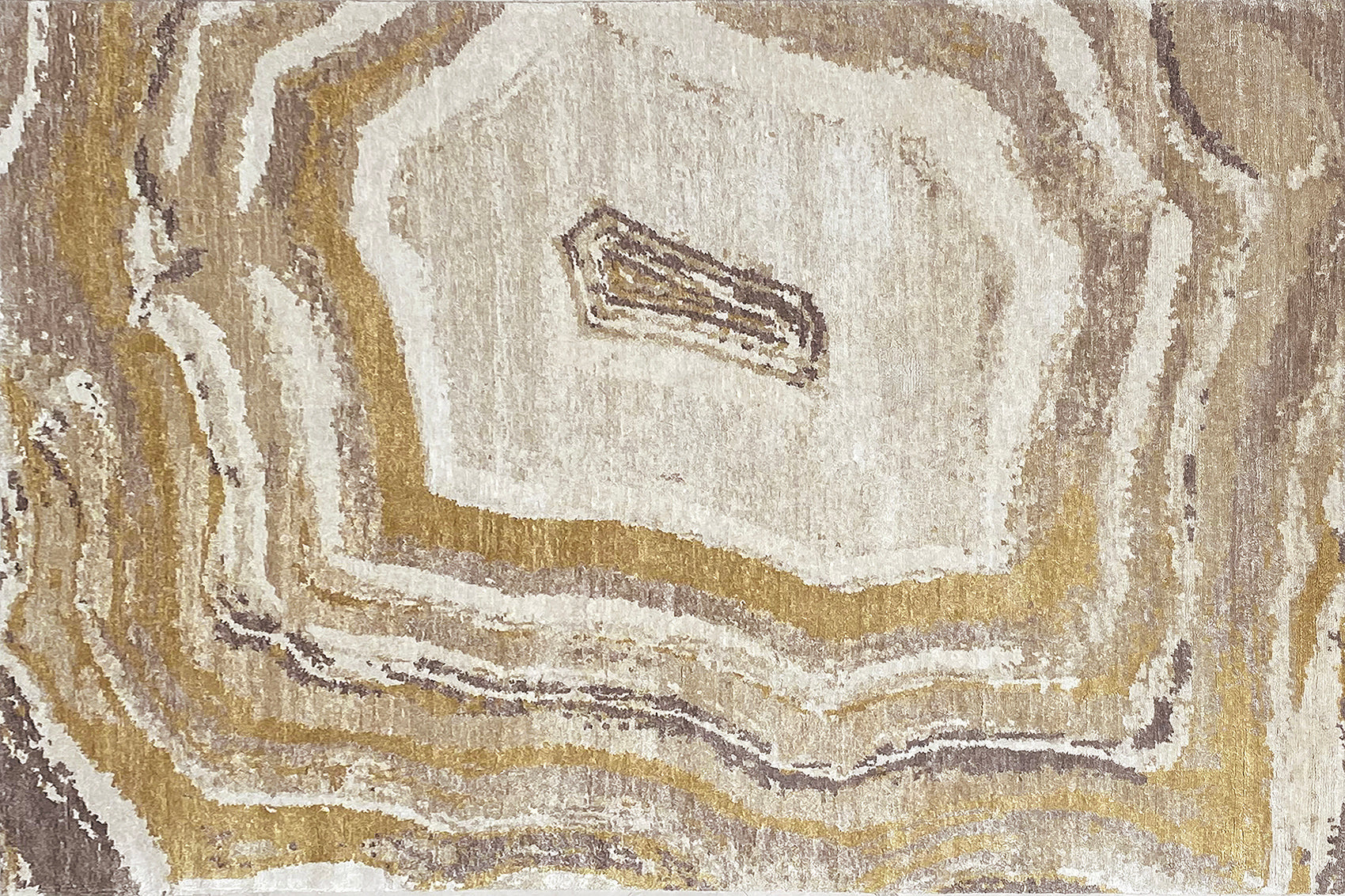 serge-lesage-tapis-target-cr-me-tapis-d-grad-ocre-brun image 3
