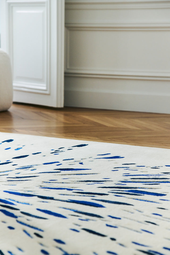 toulemonde-bochart-paint-blanc-bleu-tapis-tuft-main-laine-et-viscose image 7