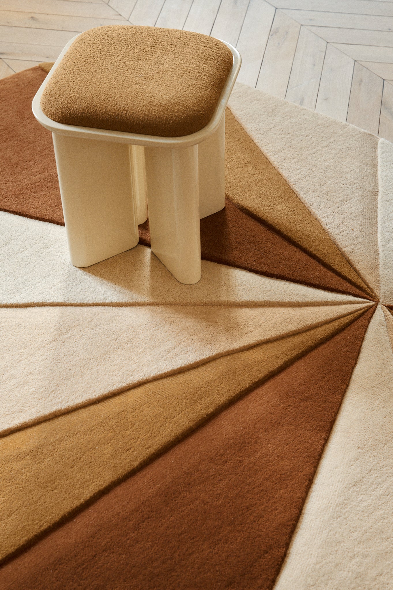 toulemonde-bochart-ventail-tapis-contemporain-motif-rayonnant image 3