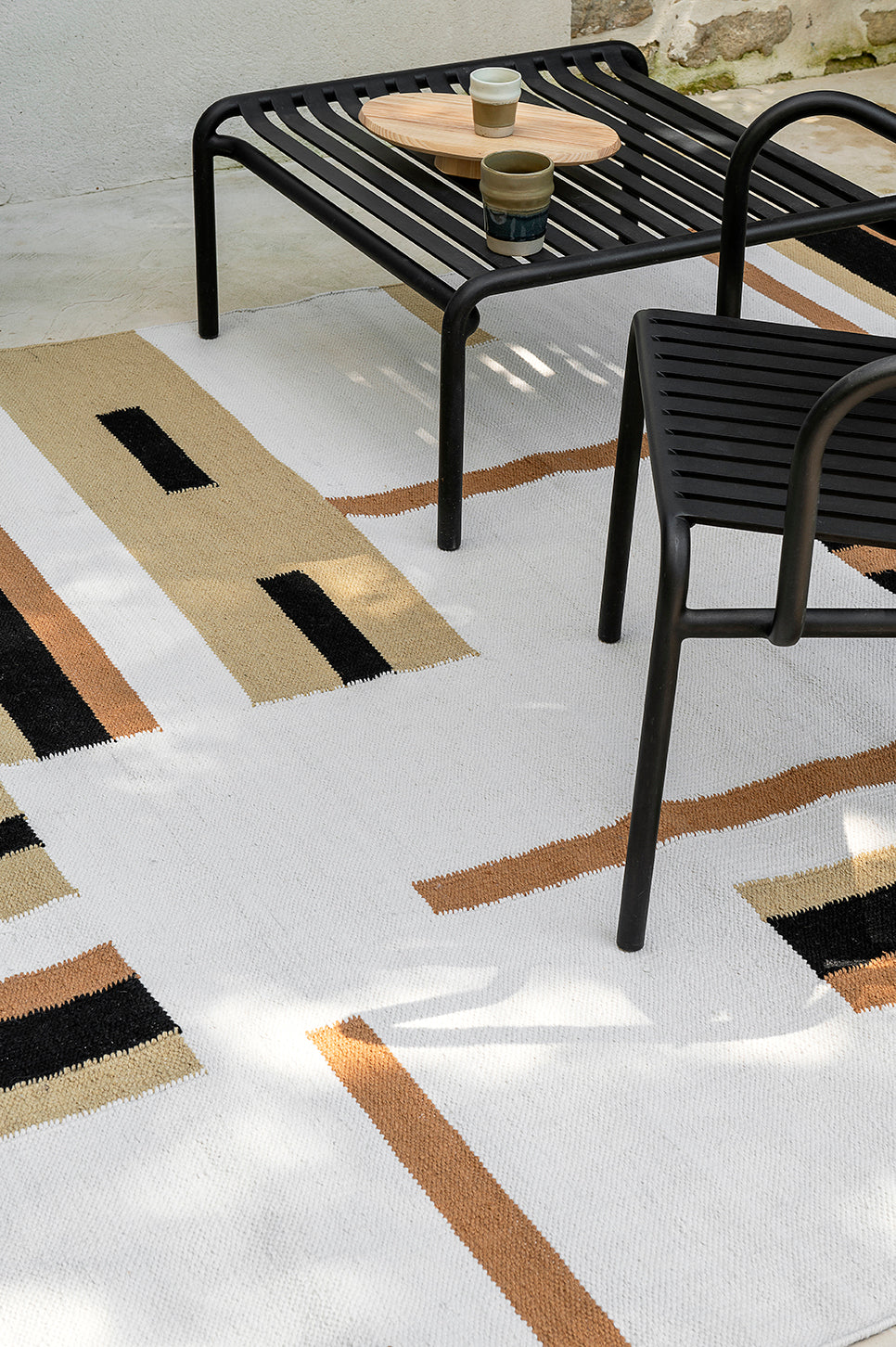 toulemonde-bochart-tandeta-beige-tapis-durrie-tiss-plat-170x220 image 5