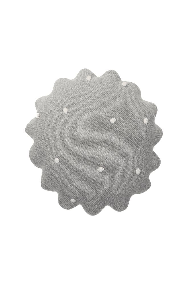 lorena-canals-biscuit-gris-coussin-tricot-rond image 1